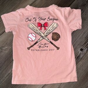 Girls baseball shirt
